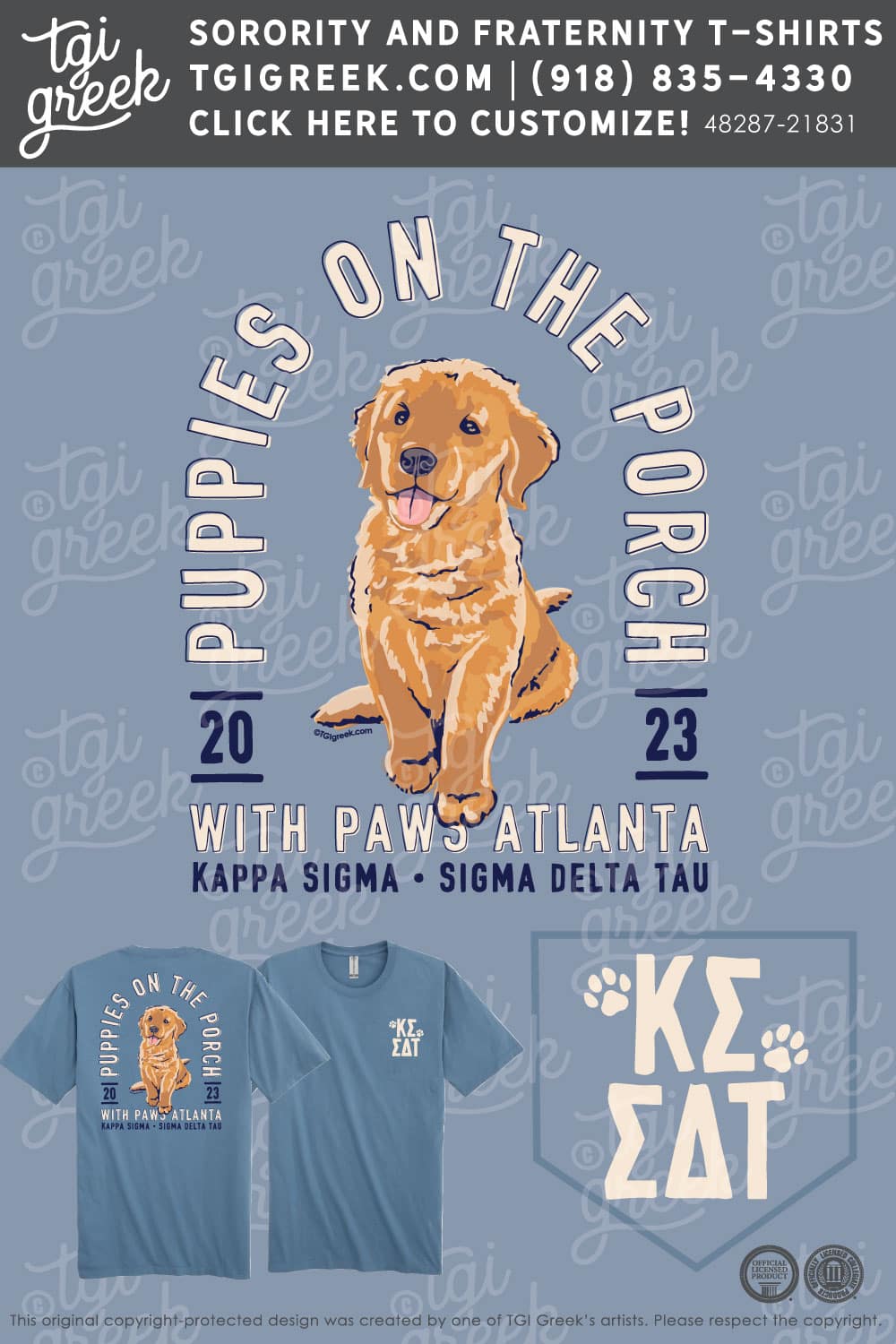 Kappa Sigma – EMO Puppies On The Porch WPAWS Atlanta