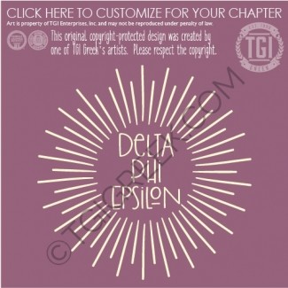 Delta Phi Epsilon-TSU PR Shirts