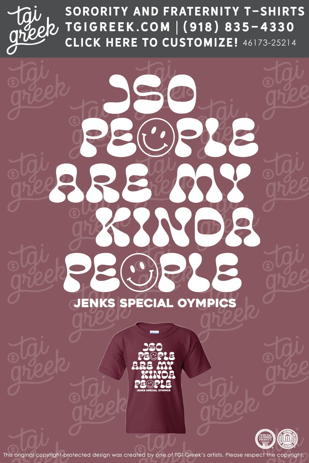 JENKS – Special Olympic Happy Face