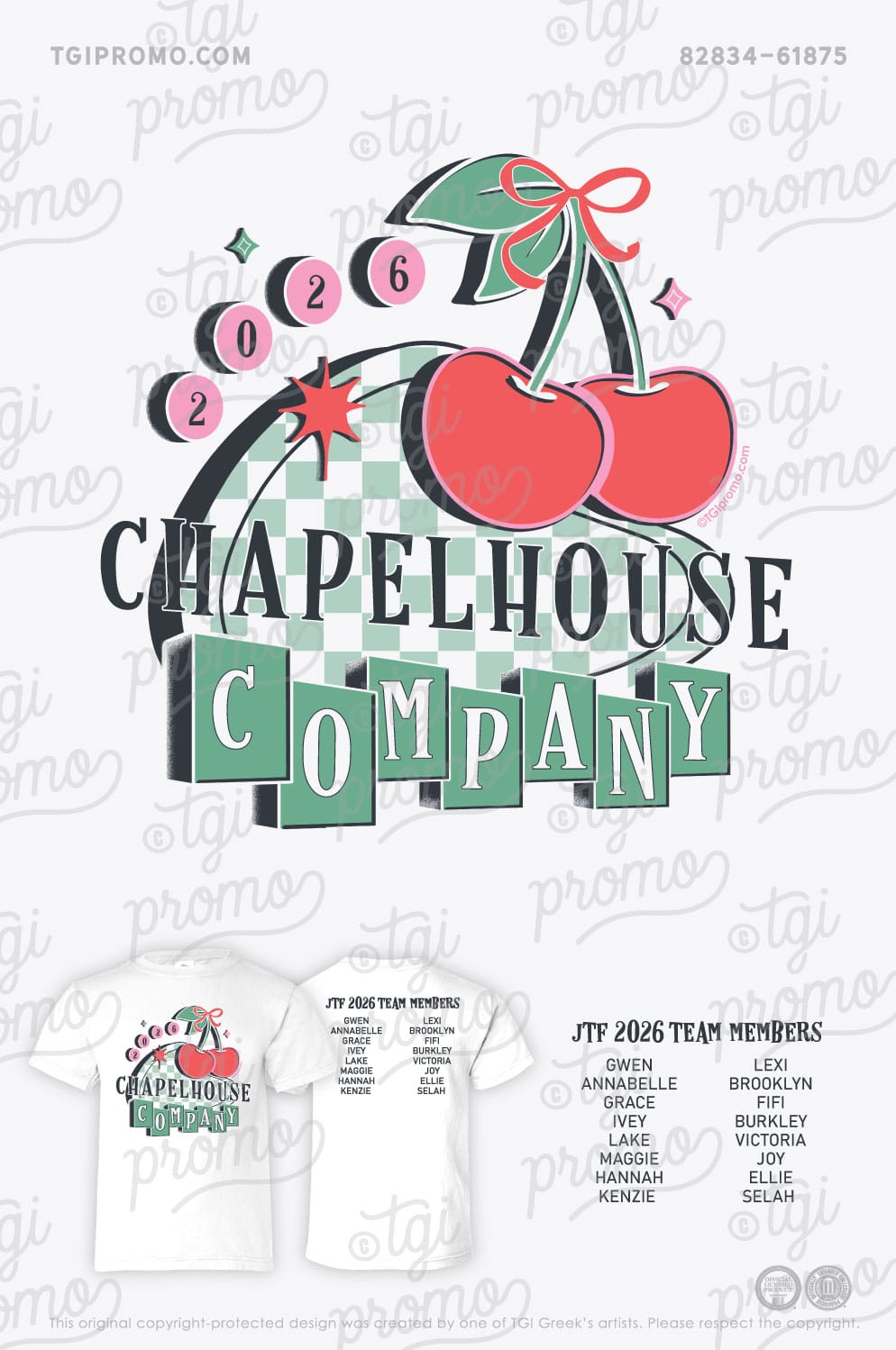 Chapel House Studios – JTF Fundraiser Shirts