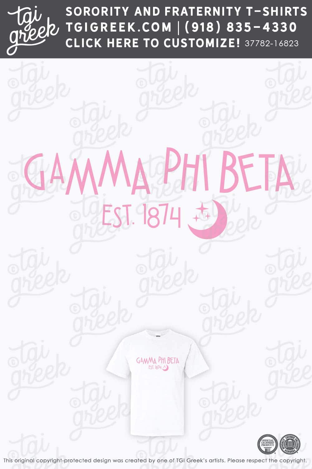Gamma Phi Beta – WASU Work Week Tee