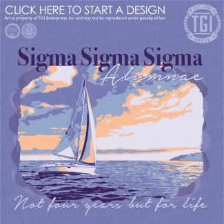 Sigma Sigma Sigma-TU Chapter Shirt