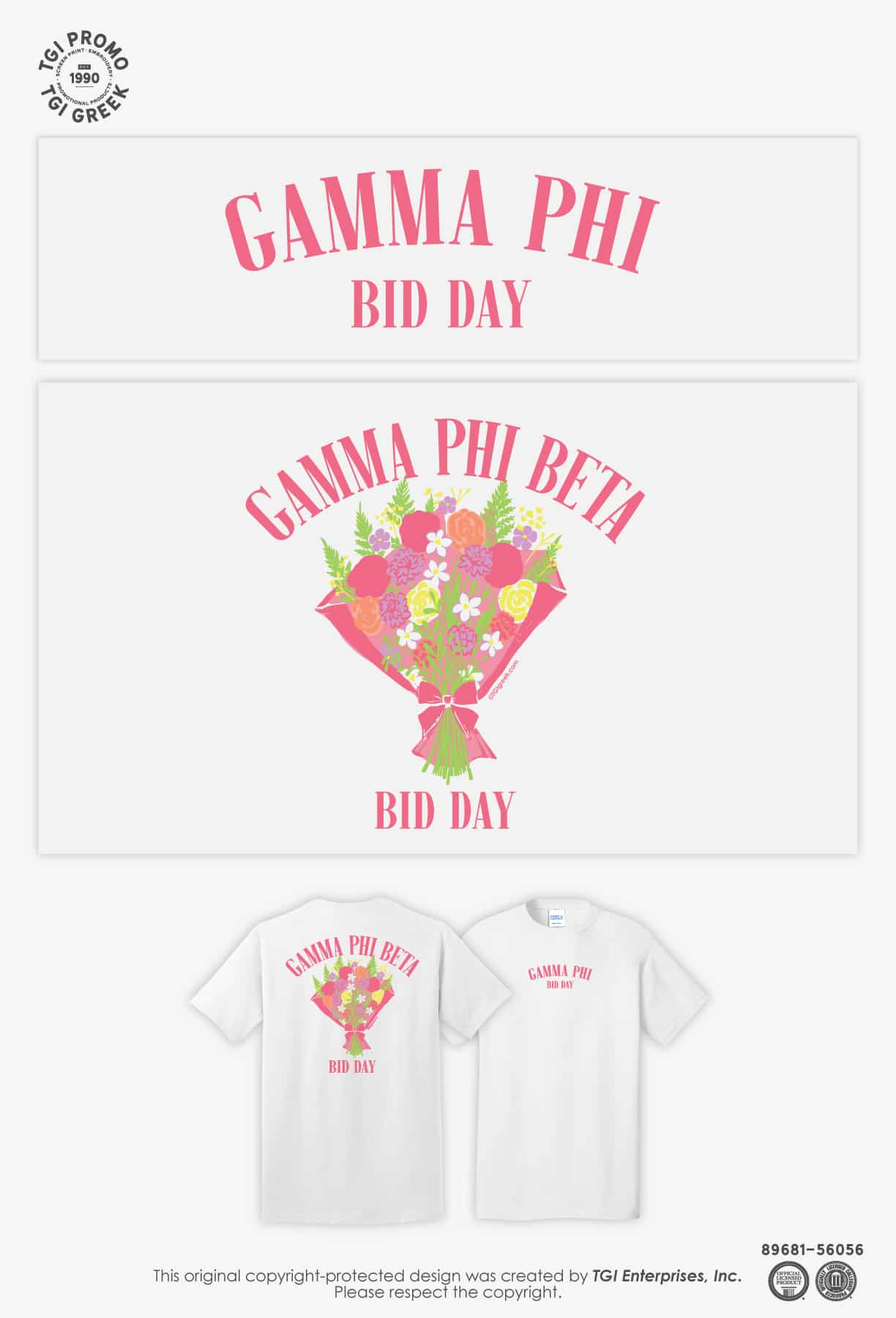 Gamma Phi Beta – TGI Greek New Stock Flowers
