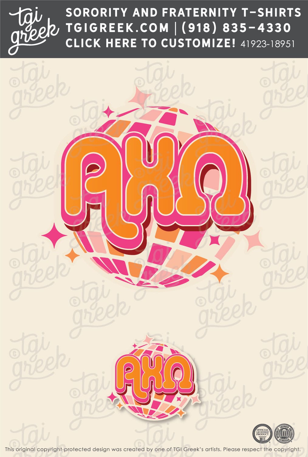 Alpha Chi Omega – MOSU Free Bid Day Stickers