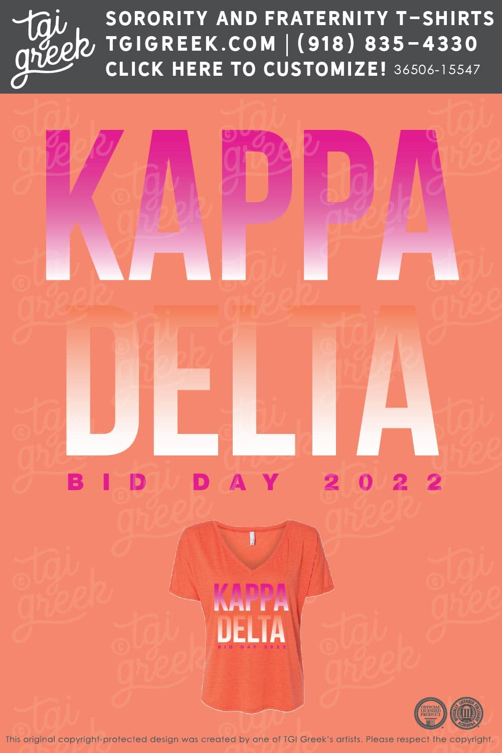Kappa Delta – FGCU Bid Day Ombre