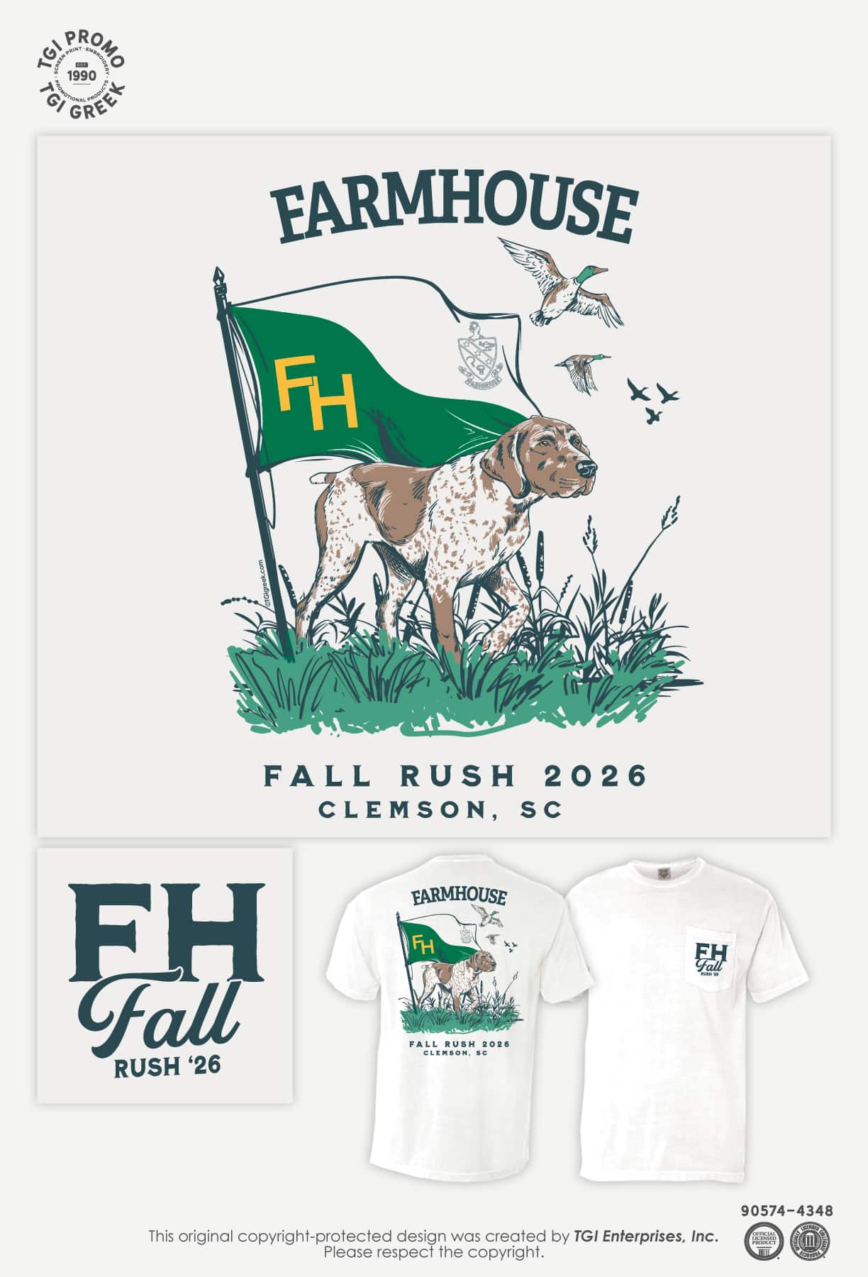 FarmHouse – TGI Greek New Stock Bird Dog Rush