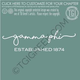 Gamma Phi Beta – OU Crewneck Sweatshirt