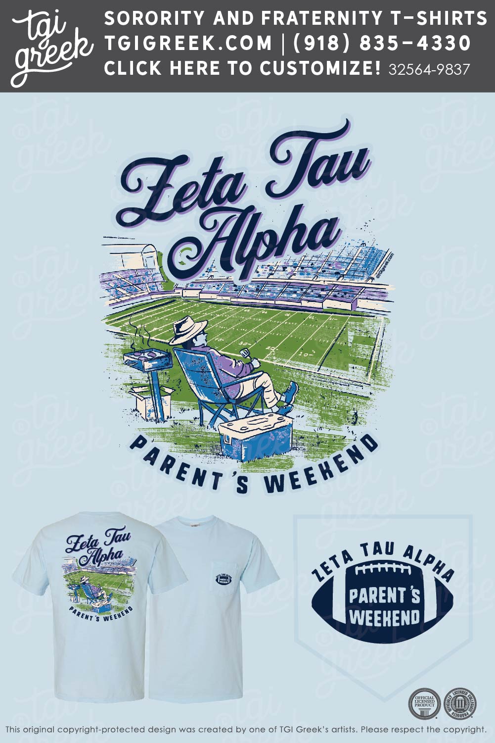 Zeta Tau Alpha – PRESBY Parents Weekend – Football