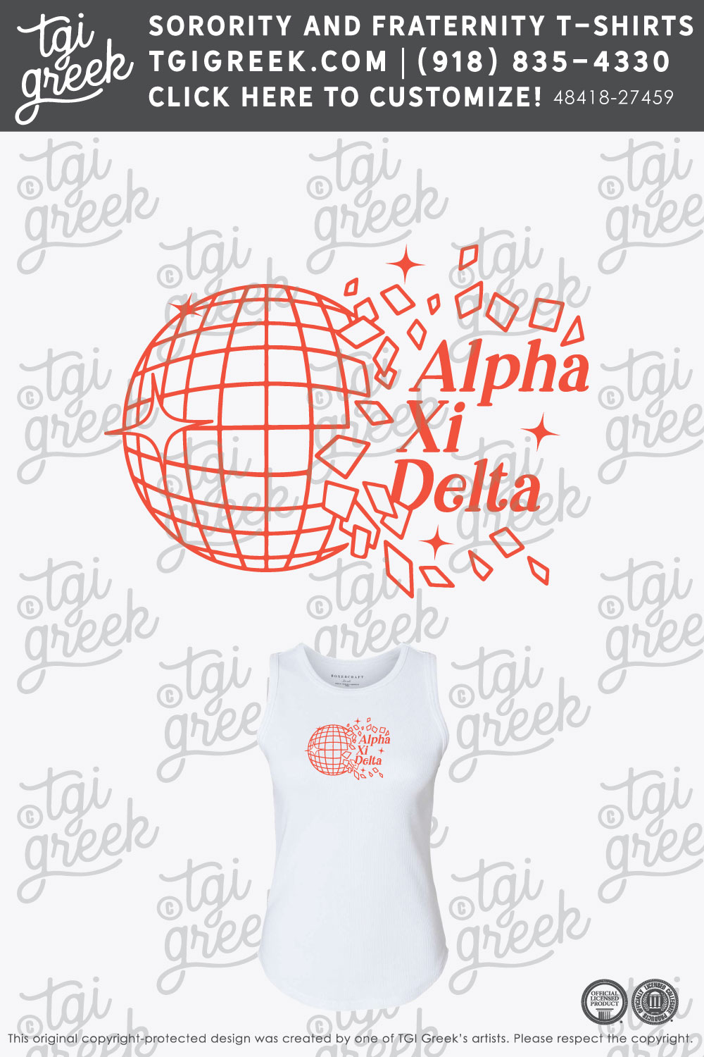 Alpha Xi Delta – CSUSM PR Tank Disco