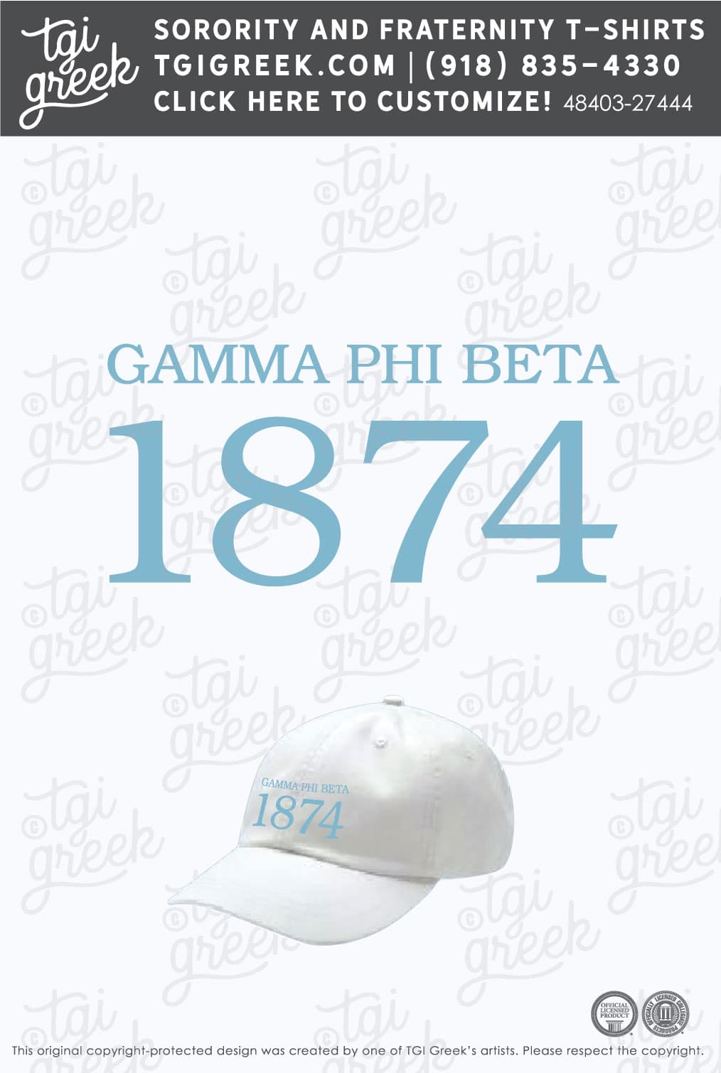 Gamma Phi Beta – OSU Hat