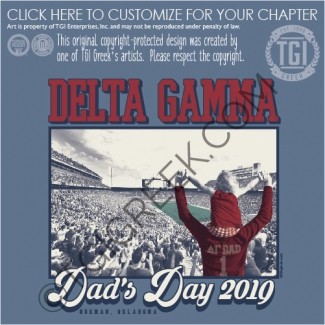 Delta Gamma-OU dads Day Shirt