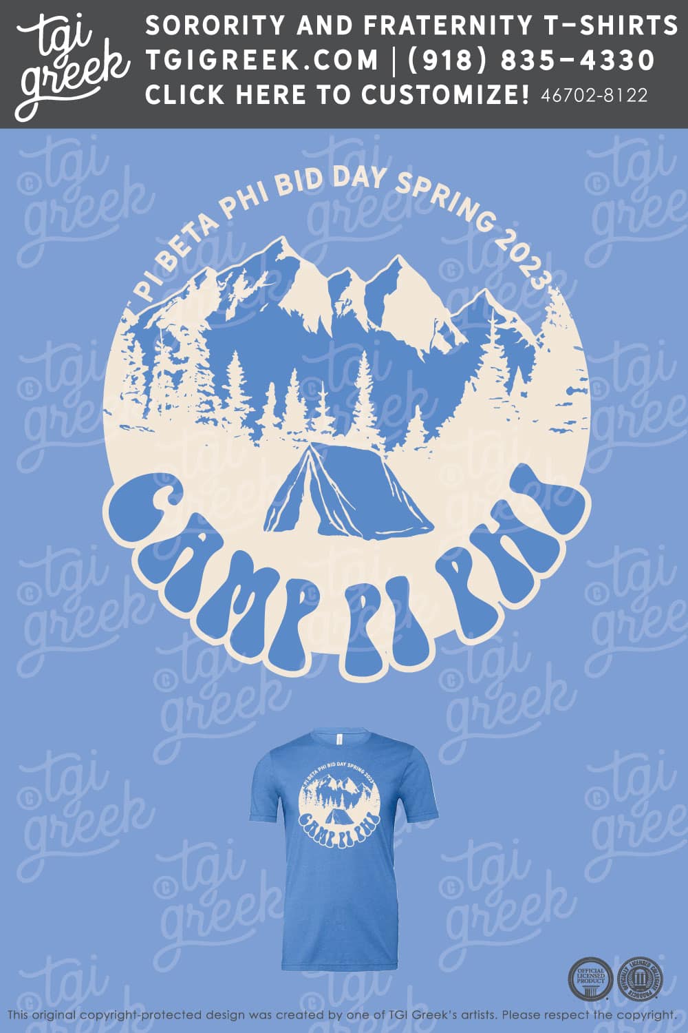 Pi Beta Phi – ODU Spring Bid Day – Blue