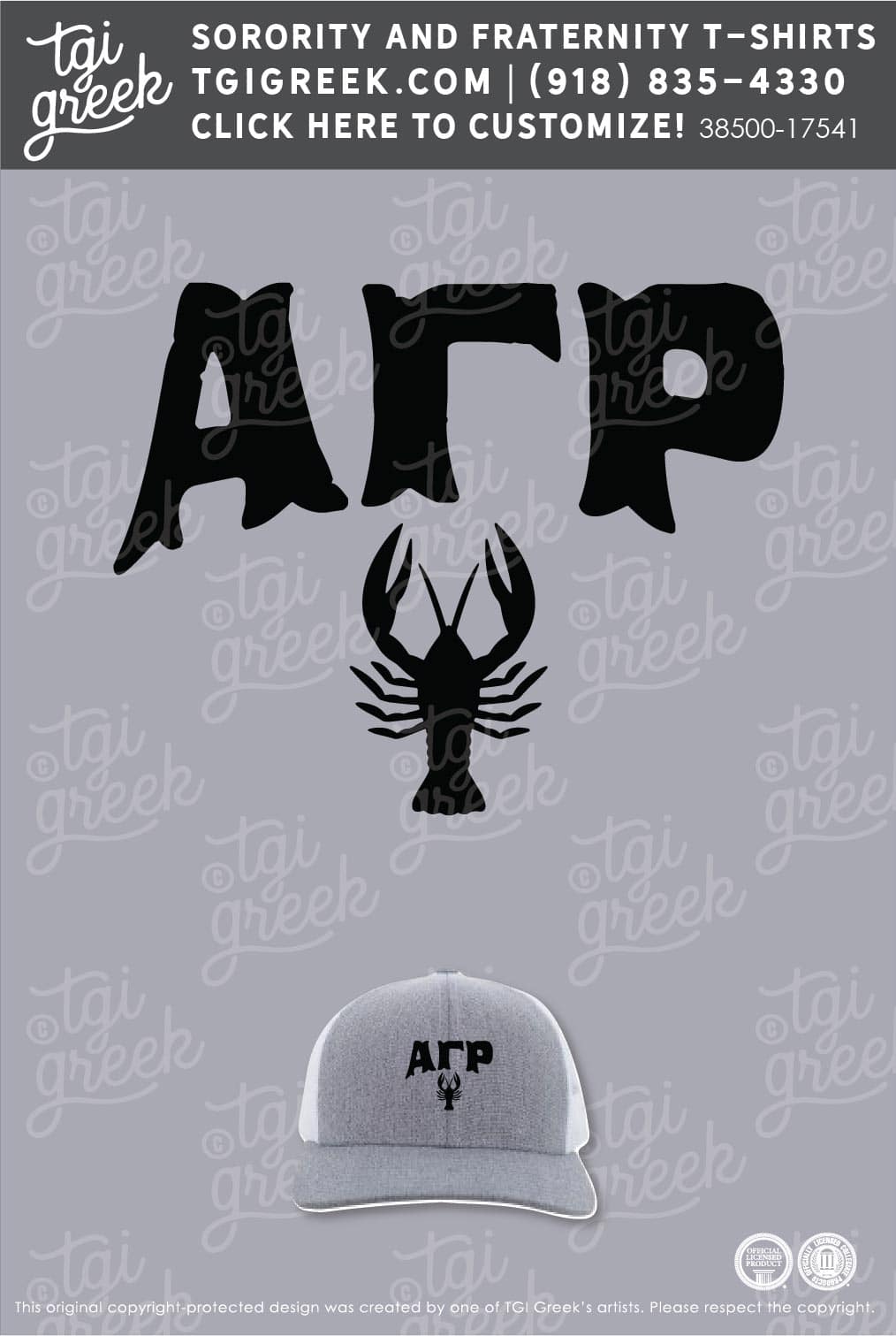 Alpha Gamma Rho – TSU hat