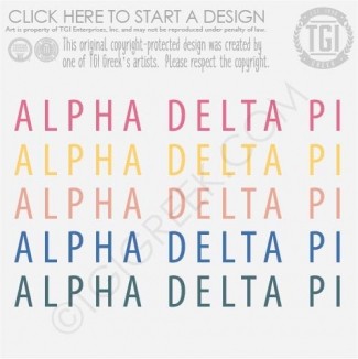 Alpha Delta Pi-NMSU recruitment Ringer Tee