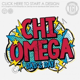 TGI-Chi Omega Pop Art Dad