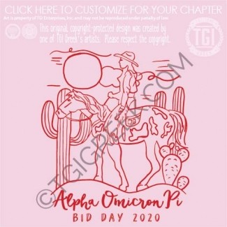 Alpha Omicron Pi – bid Day