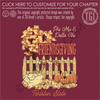 Phi Mu-TSU friendsgiving W delta Chi