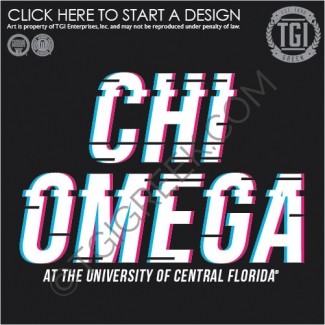 Chi Omega-UCF PR Shirt
