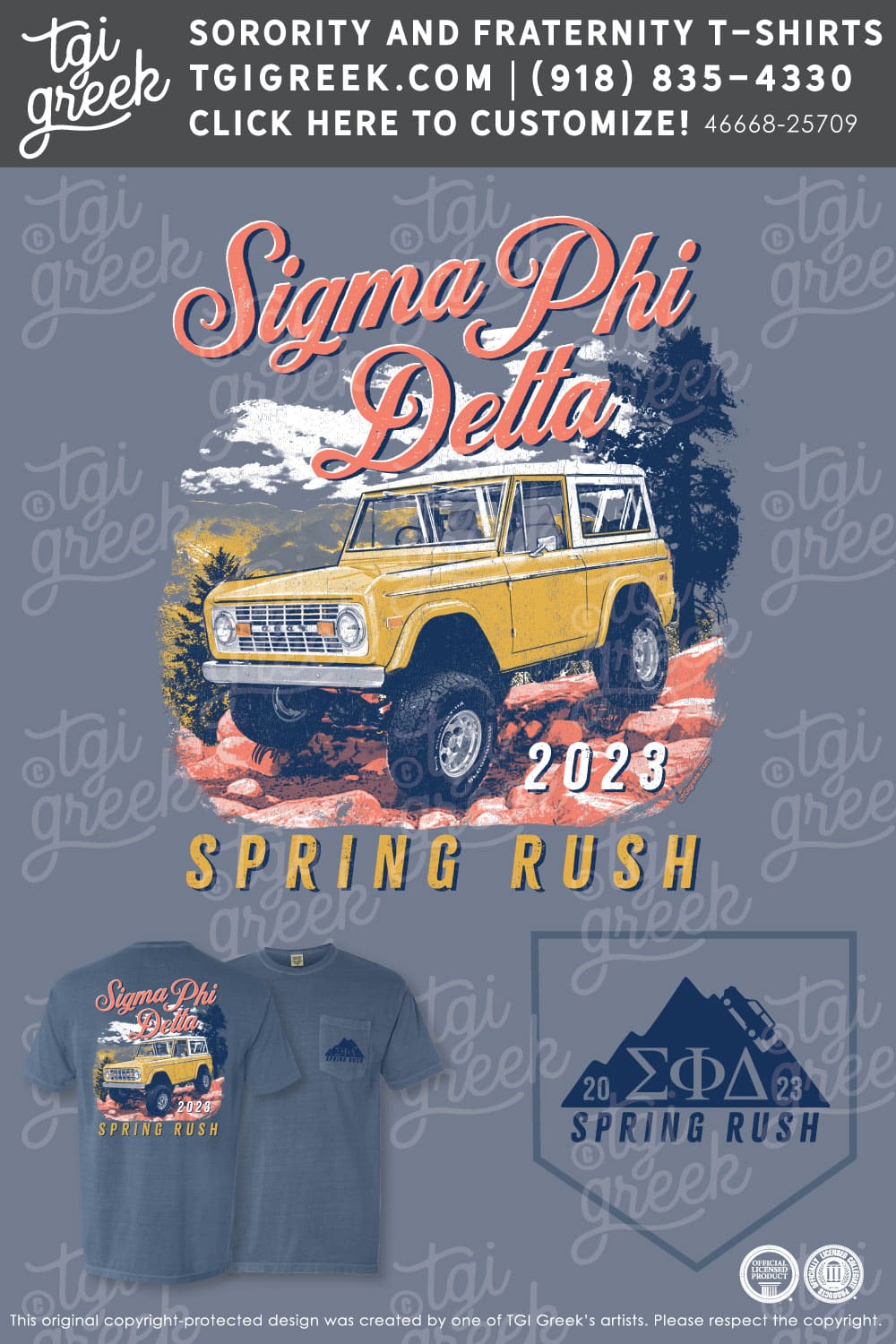Sigma Phi Delta – WVU Spring Rush Bronco