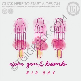TGI-Alpha Gamma Delta Bid Day Bomb Pop