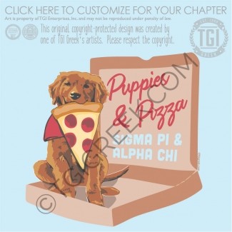 Sigma Pi-CMU puppies And Pizza