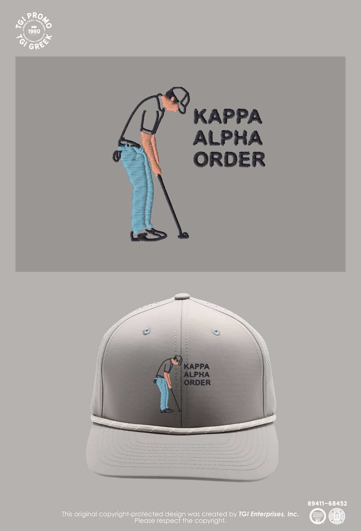 Kappa Alpha Order – TNTECH Golf Hat