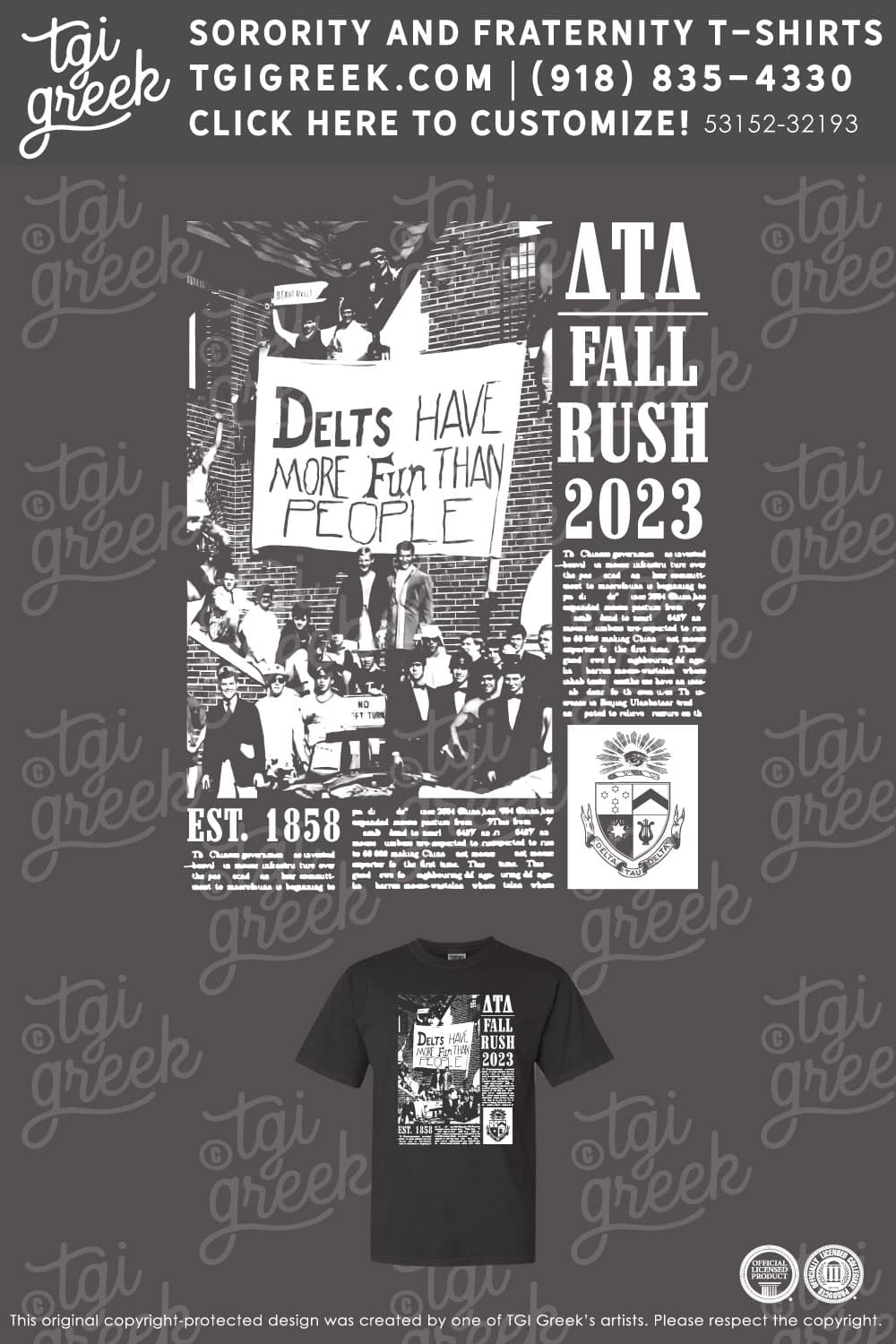 Delta Tau Delta – SLA Fall PR