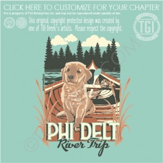 TGI-Phi Delta Theta canoe Puppy