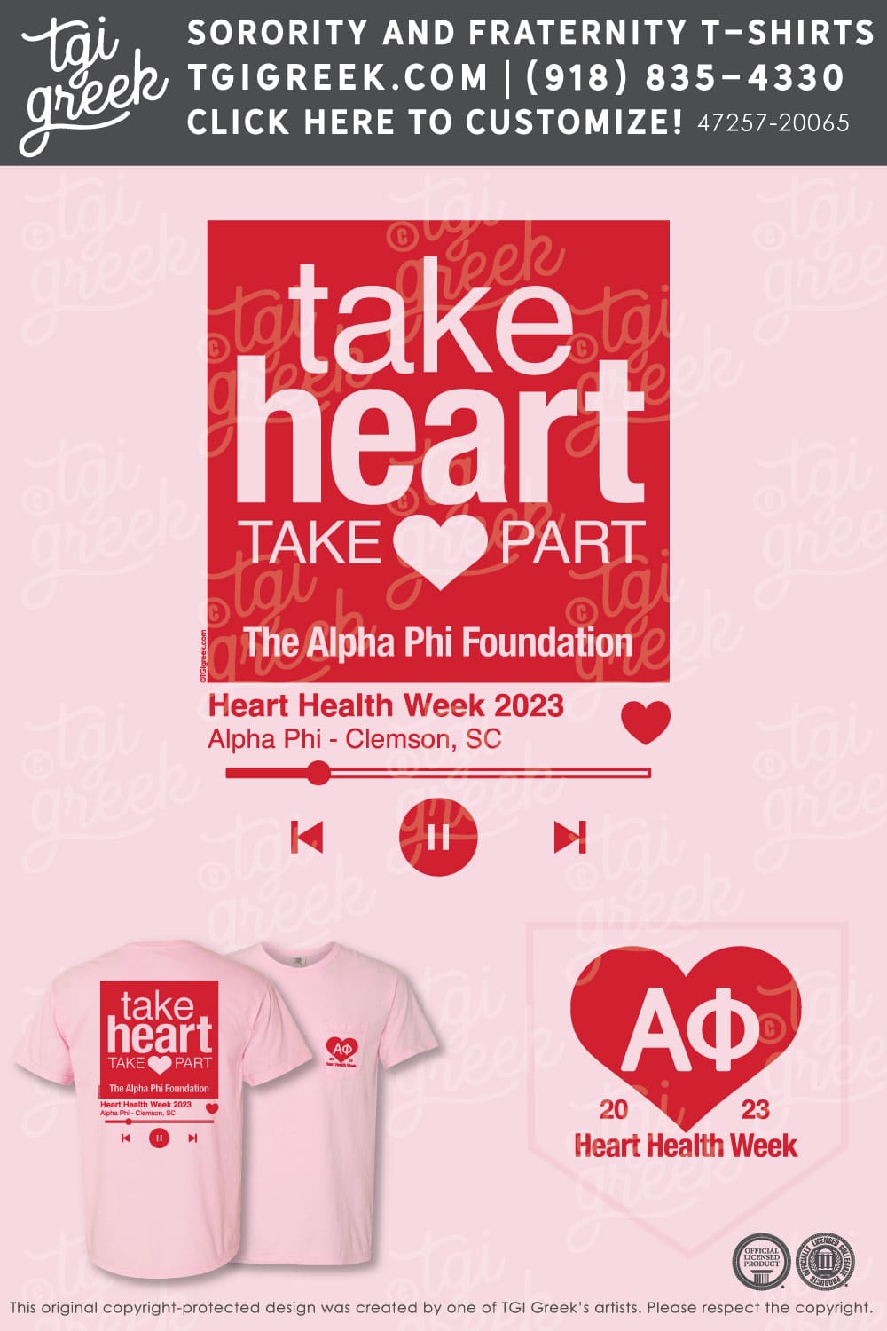 Alpha Phi – CLEM Heart Health Week