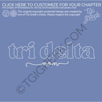 Delta Delta Delta – OU mom Shirt