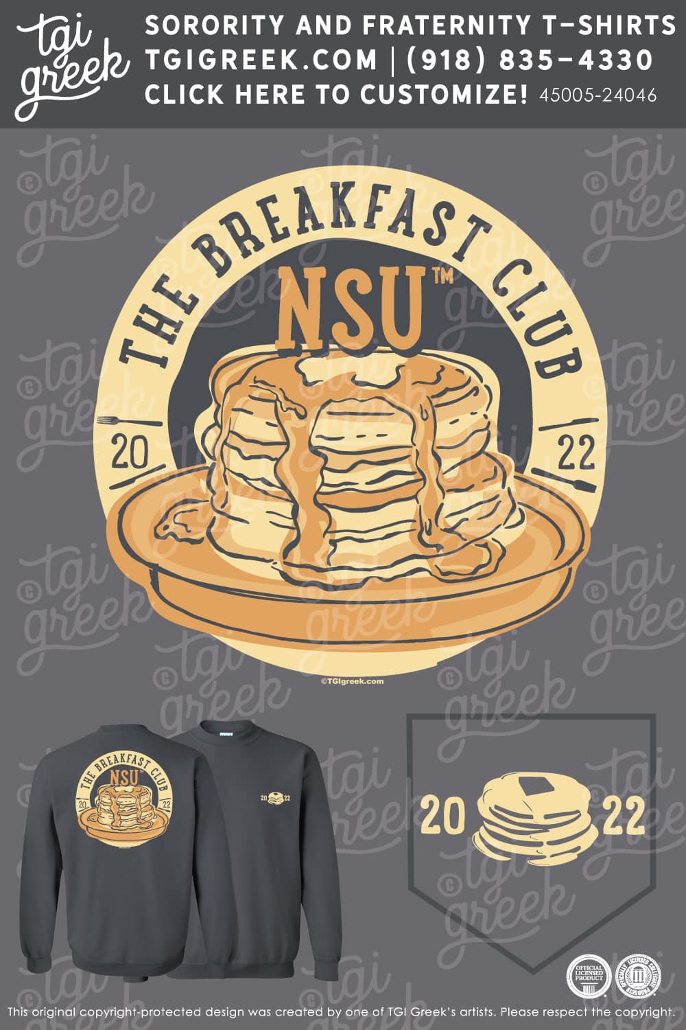 Northeastern State University – Breakfast Club Sweatshirt