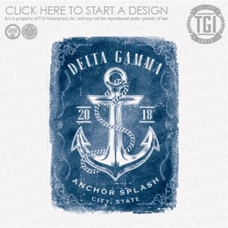 TGI-Delta Gamma Anchor Splash Vintage