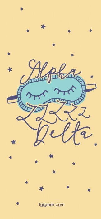Alpha Xi Delta – AZD Sleep Mask