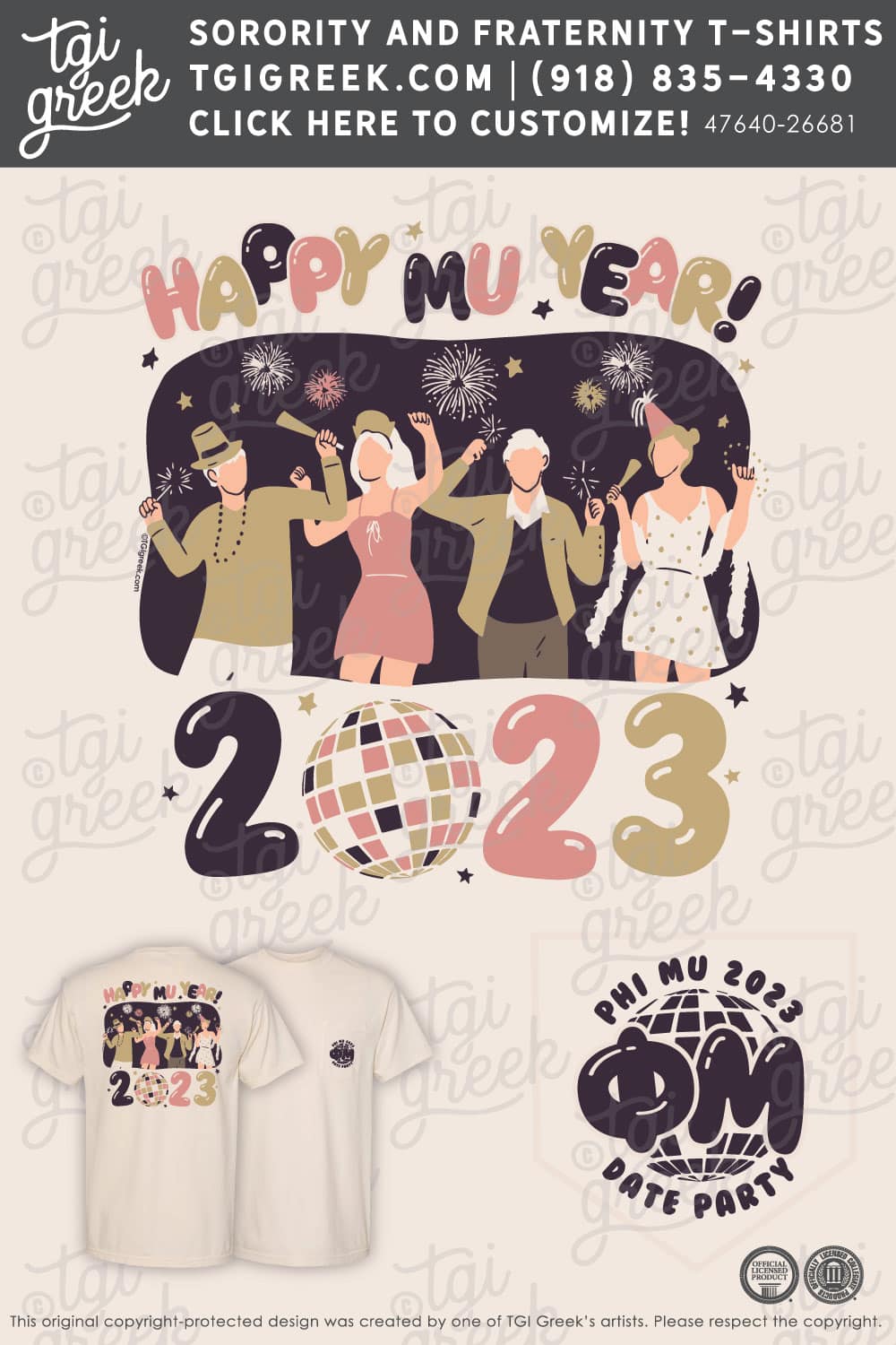 Phi Mu – TROY New Years Date Party