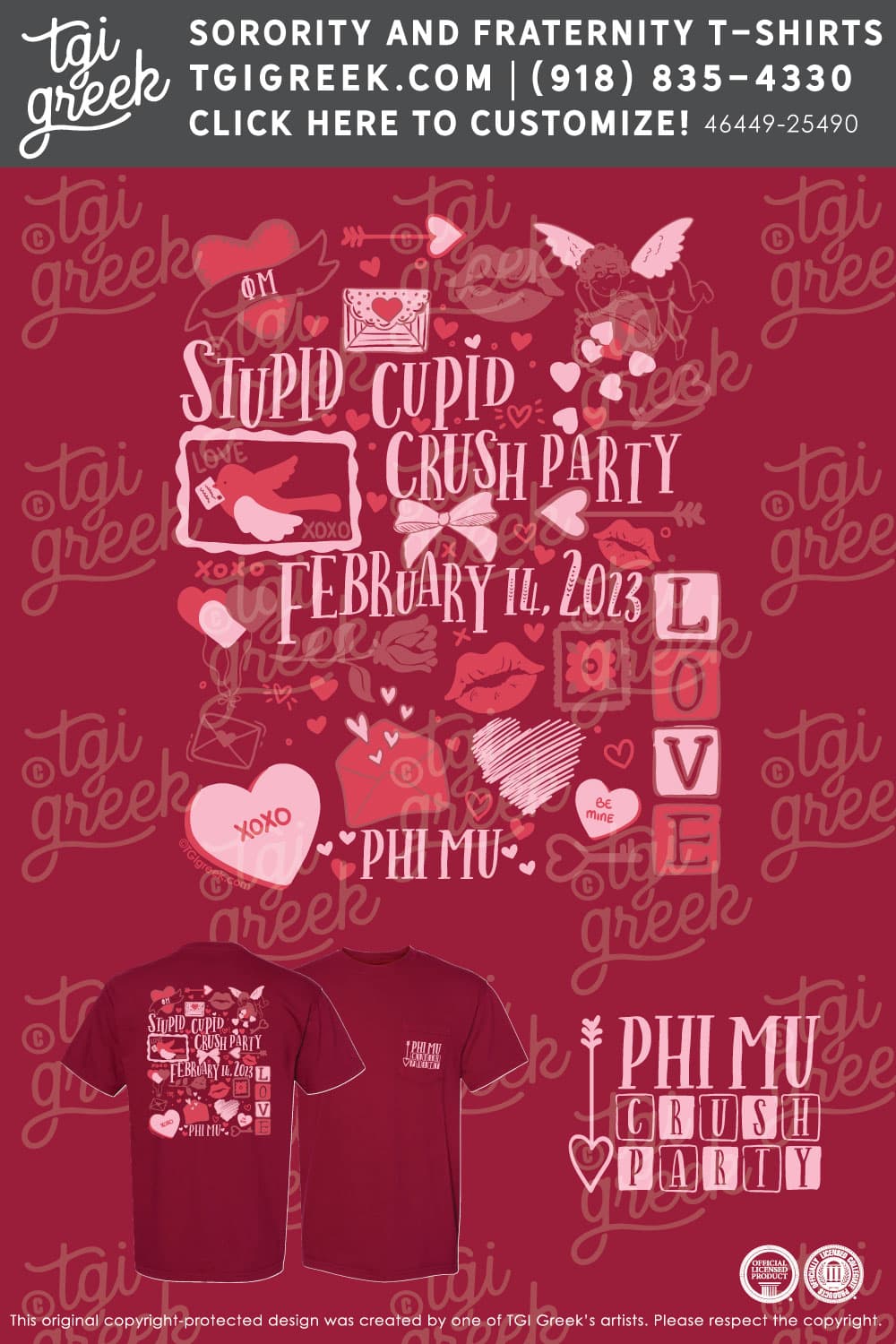 TGI – Phi Mu Cupid Collage