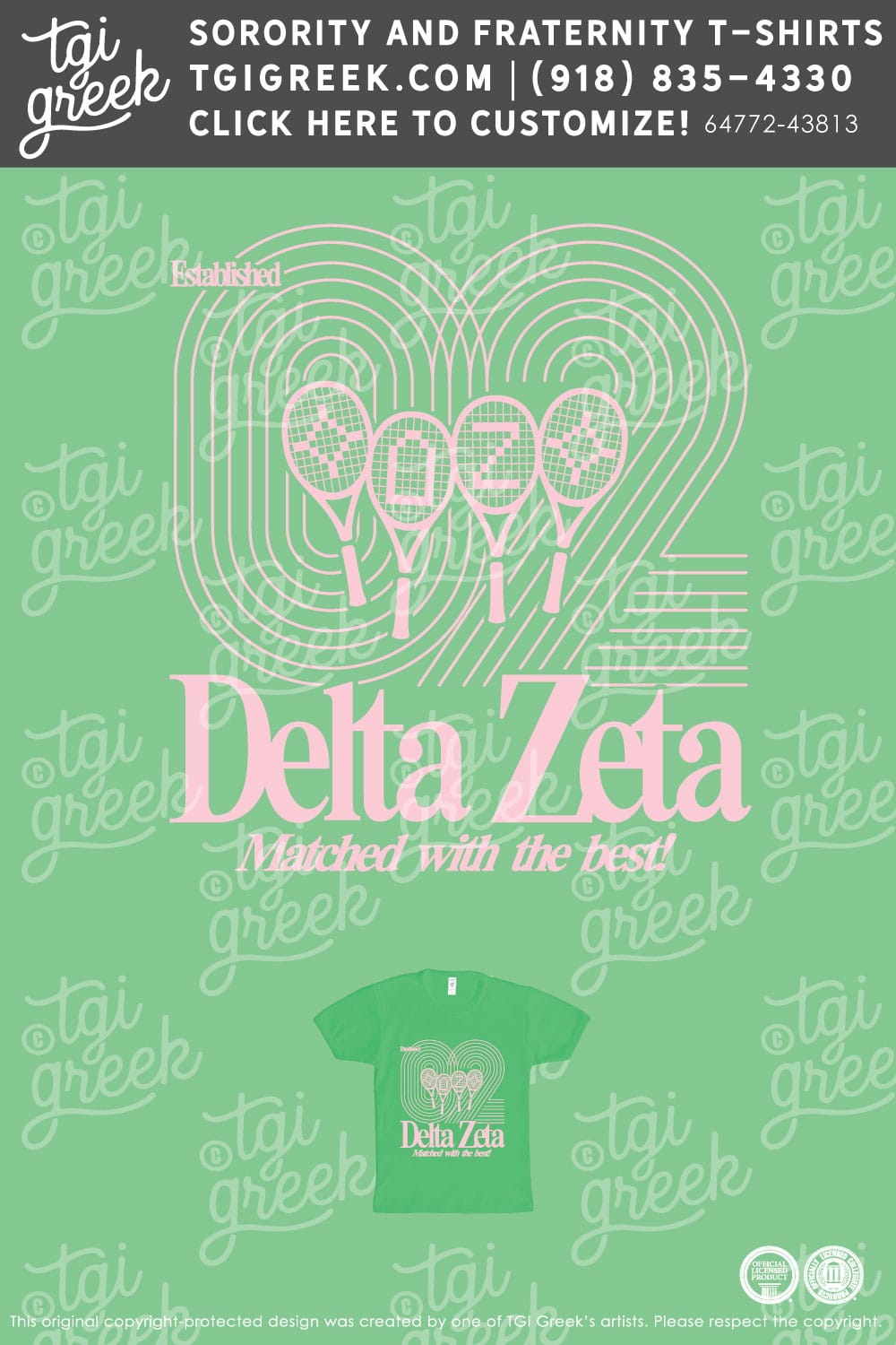 TGI – Delta Zeta Tennis Retro Year