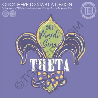 TGI-KAT Mardi Gras Fleur