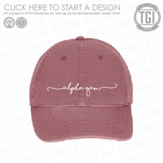 Alpha Gamma Delta-ISU Hat