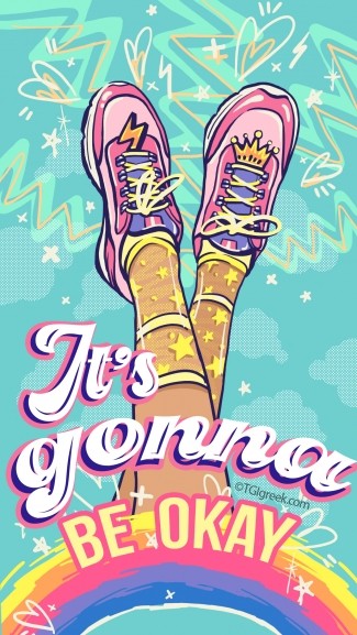 TGI Greek Phone Background