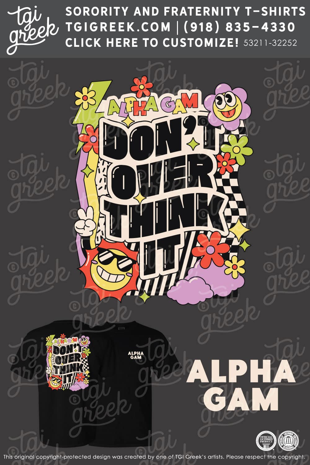 MKT – Alpha Gamma Delta Don’t Overthink It