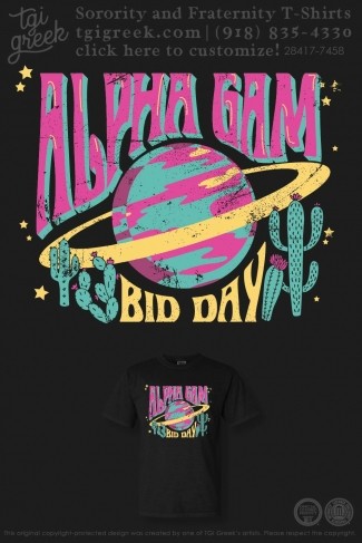 TGI – Alpha Gamma Delta Bid Day Space Cowgirl