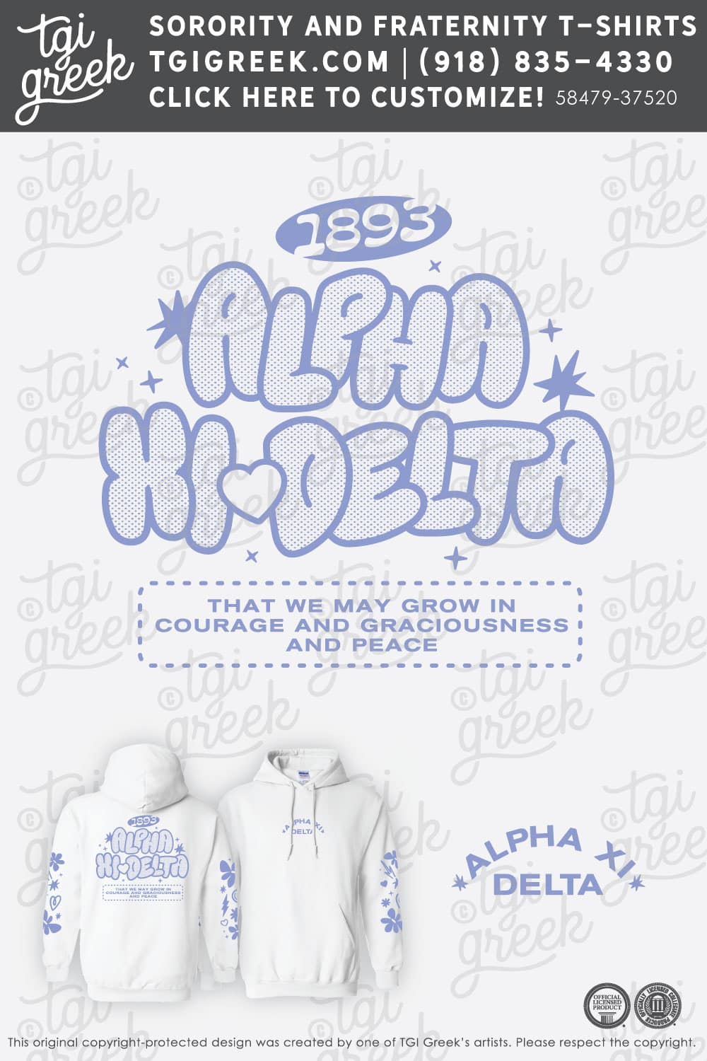 Alpha Xi Delta – KSU PR Sweatshirt