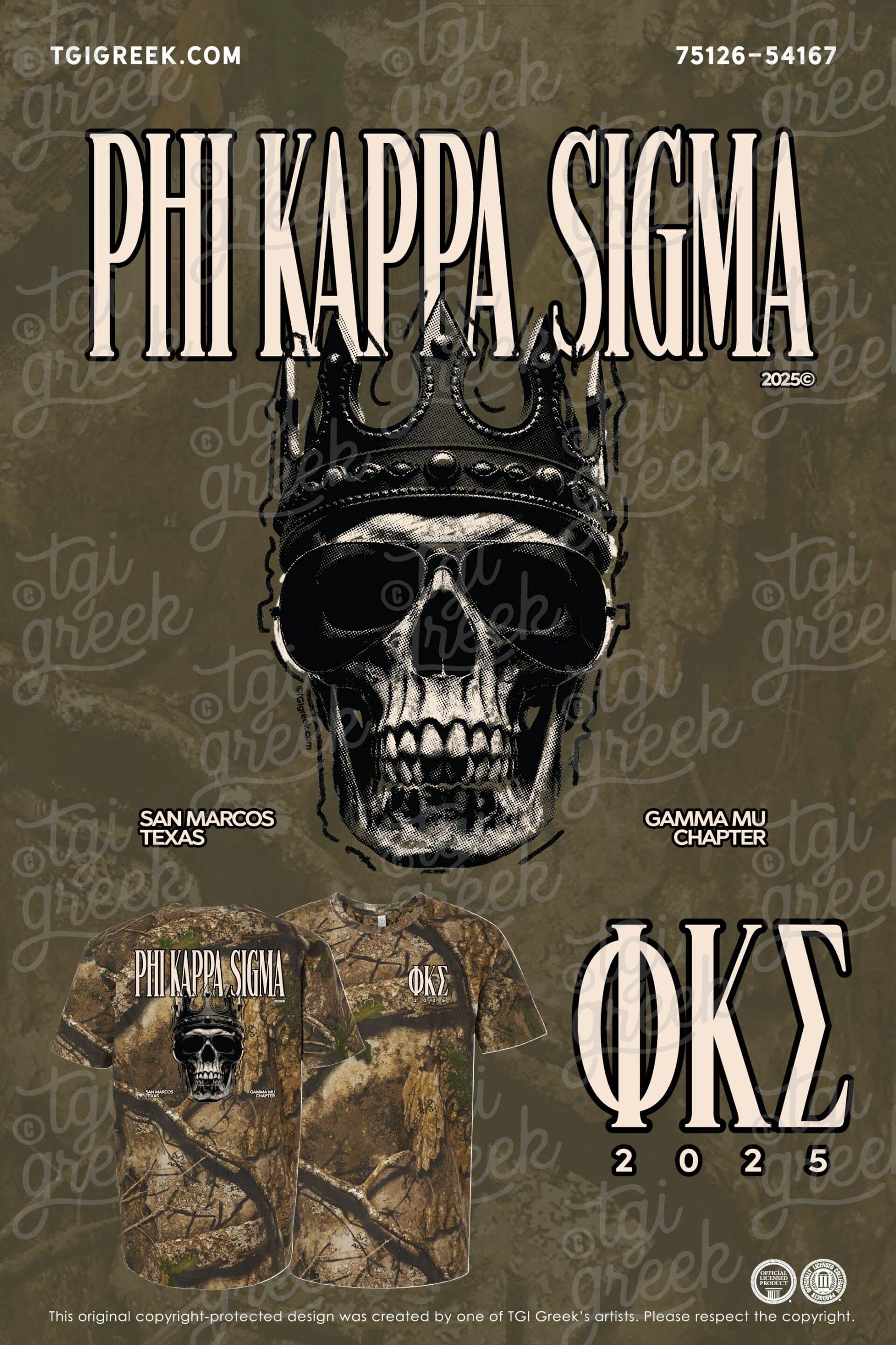 Phi Kappa Sigma – TXSU Skull PR