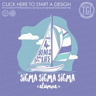 Sigma Sigma Sigma-TU Chapter Shirt