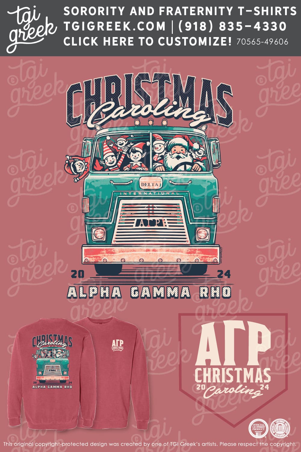 Alpha Gamma Rho – PURD Christmas Caroling