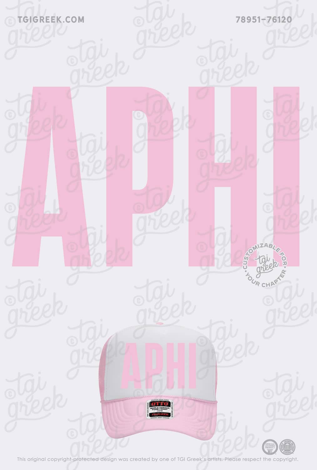 Alpha Phi – OU Bid Day Hat