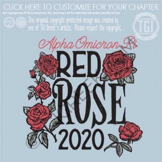 Alpha Omicron Pi – TENNM red Rose