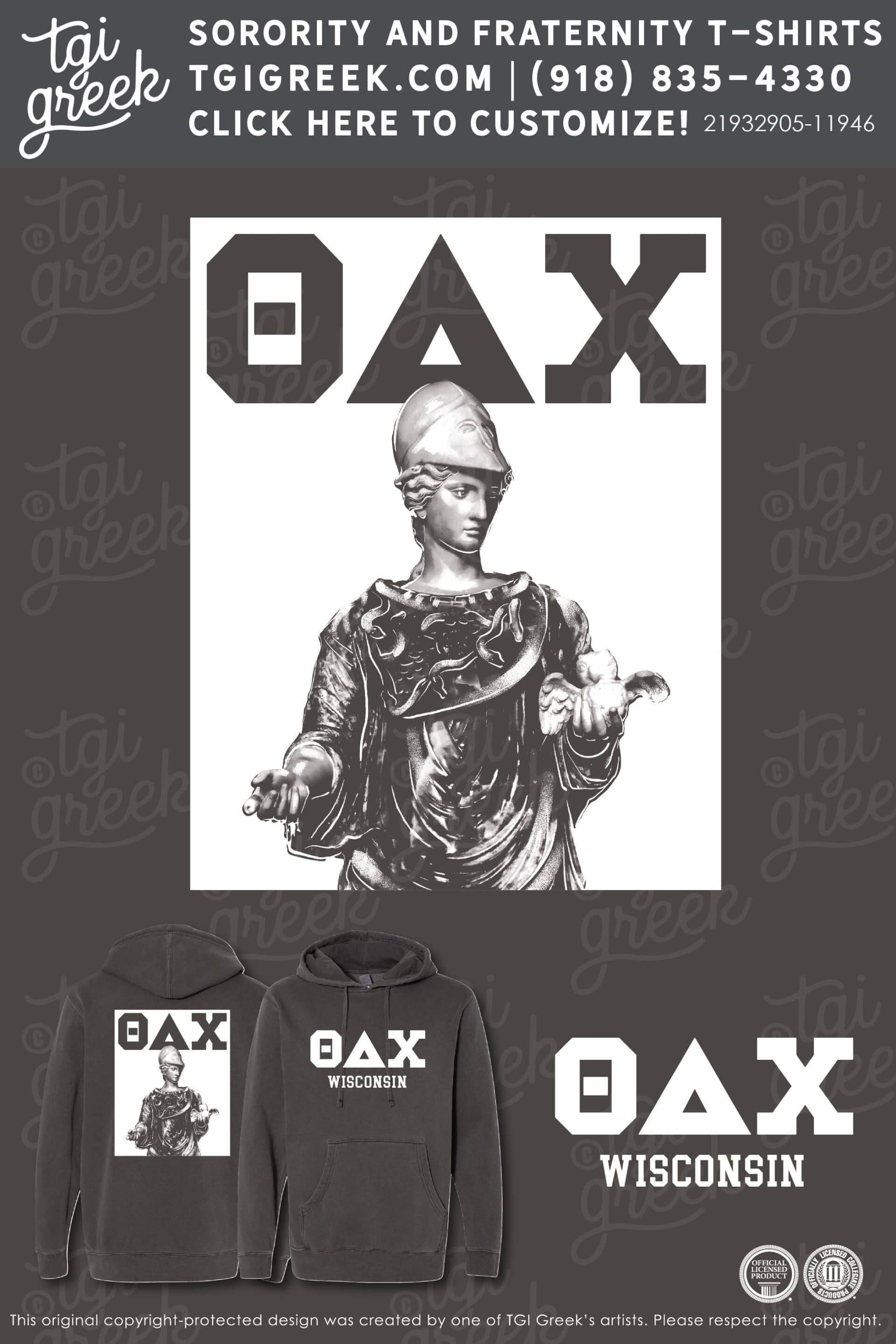 Theta Delta Chi – UWI Hoodie