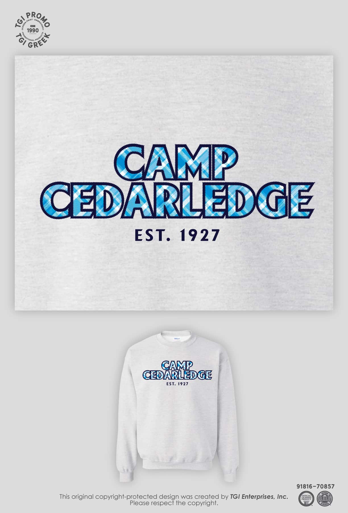 Camp Cedarledge – Staff Tartan