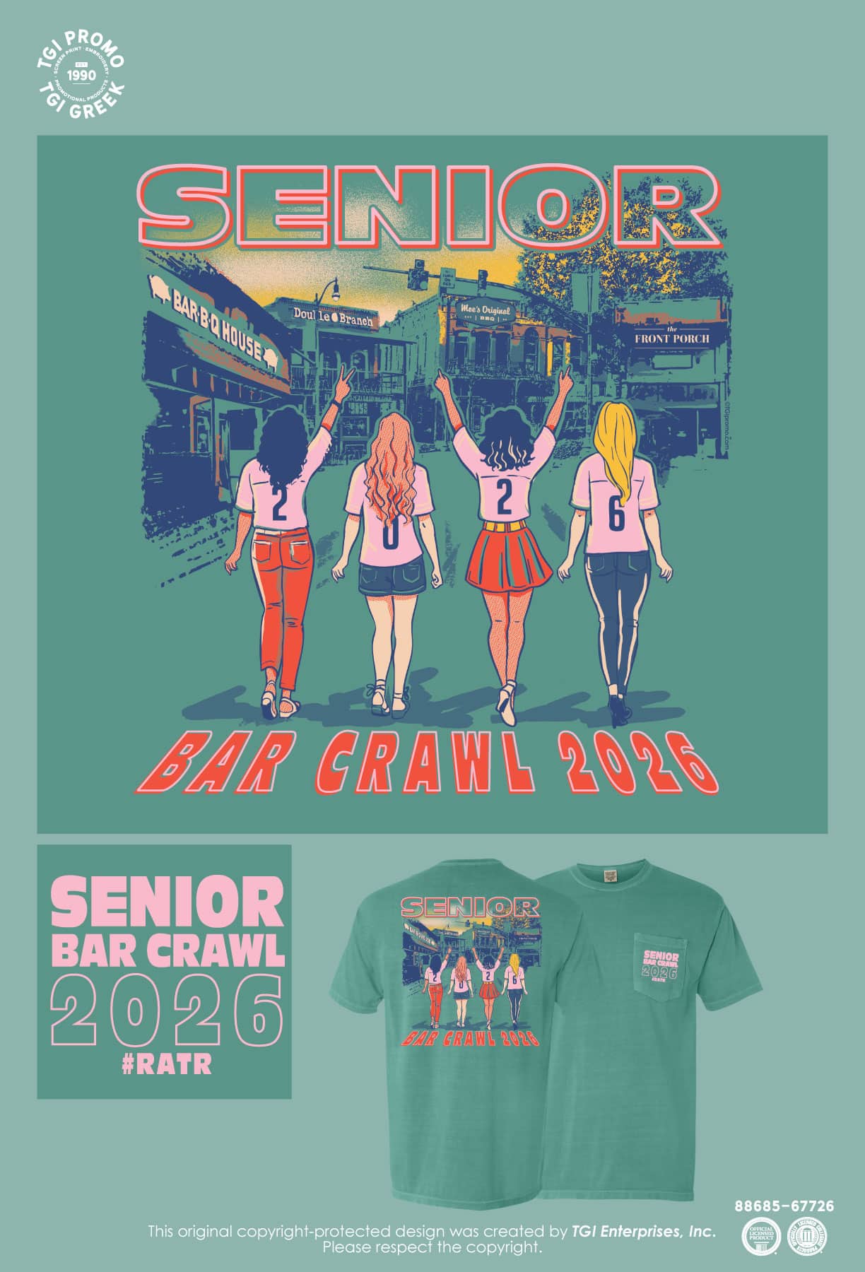 Bar Crawl – Troy AL Senior Crawl